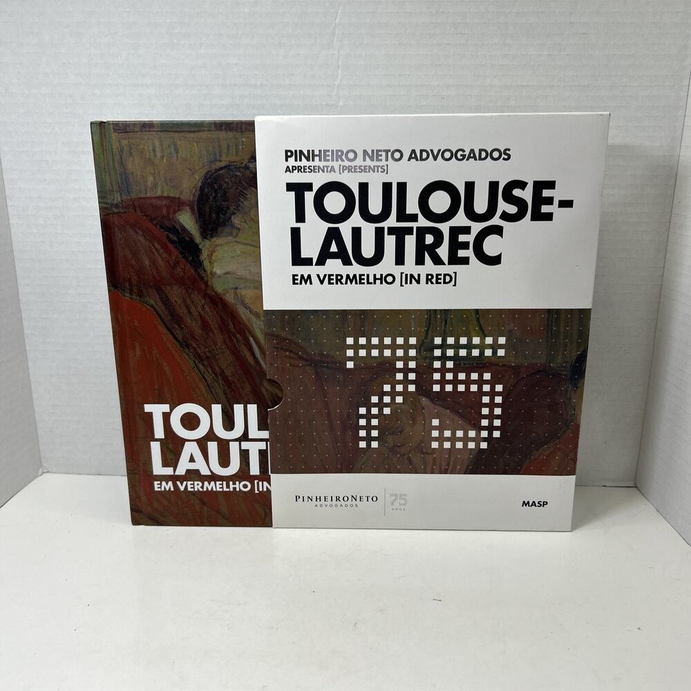 Toulouse-Lautrec Em Vermelho [In Red] MASP Art Book Portuguese + English 2017